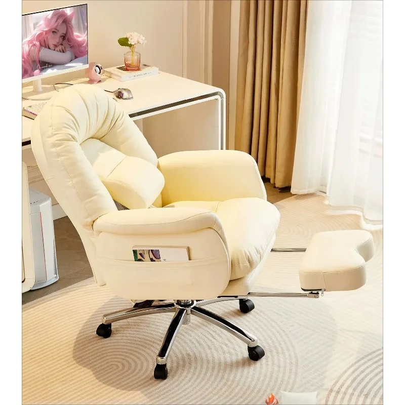 YZ-6 Ultra-soft Computer Sofa Chair Is Comfortable And Sedentary Home Office Can Lie Down And Lift Leather E-sports Chair