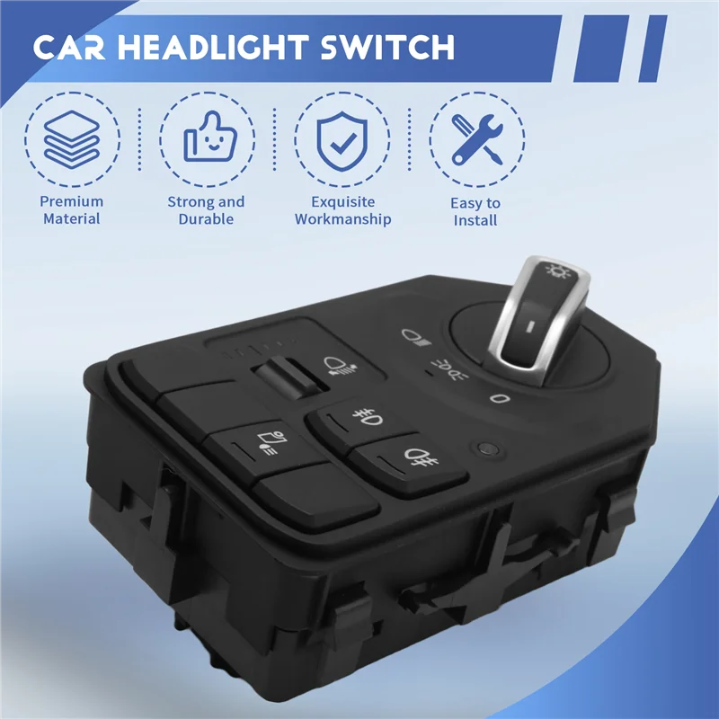 

Car Headlight Switch Panel Switch 2558585 2673062 2892694 2892594 For Scania Truck LHD