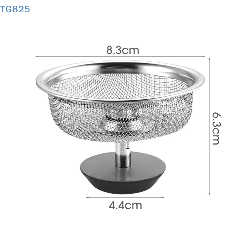 

【AN】【NH】Stainless Steel Kitchen Sink Filter Mesh Sink Sewer Strainers Bathroom Floor Drains Catcher Waste Drain Hole Filter