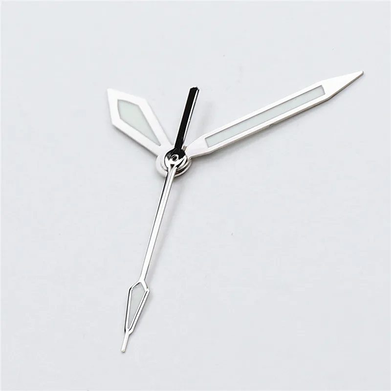 High Quality Polished Silver Gold Watch Hands C3 Bgw9 Green Blue Bright Luminous Clock Hand For Nh35 Nh36 Movement SKX Hand Mods watch hands miyota 8215 nh35 hands view 3