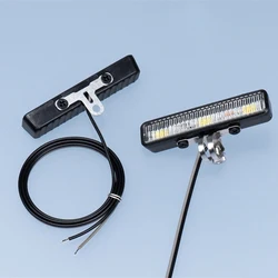 1 PCS RC LED 1/14 Rectangular Spotlight Roof Light For Tamiya 1/14 RC Tractor Truck 770S FH16 Arocs Actros MAN TGX Diy Parts