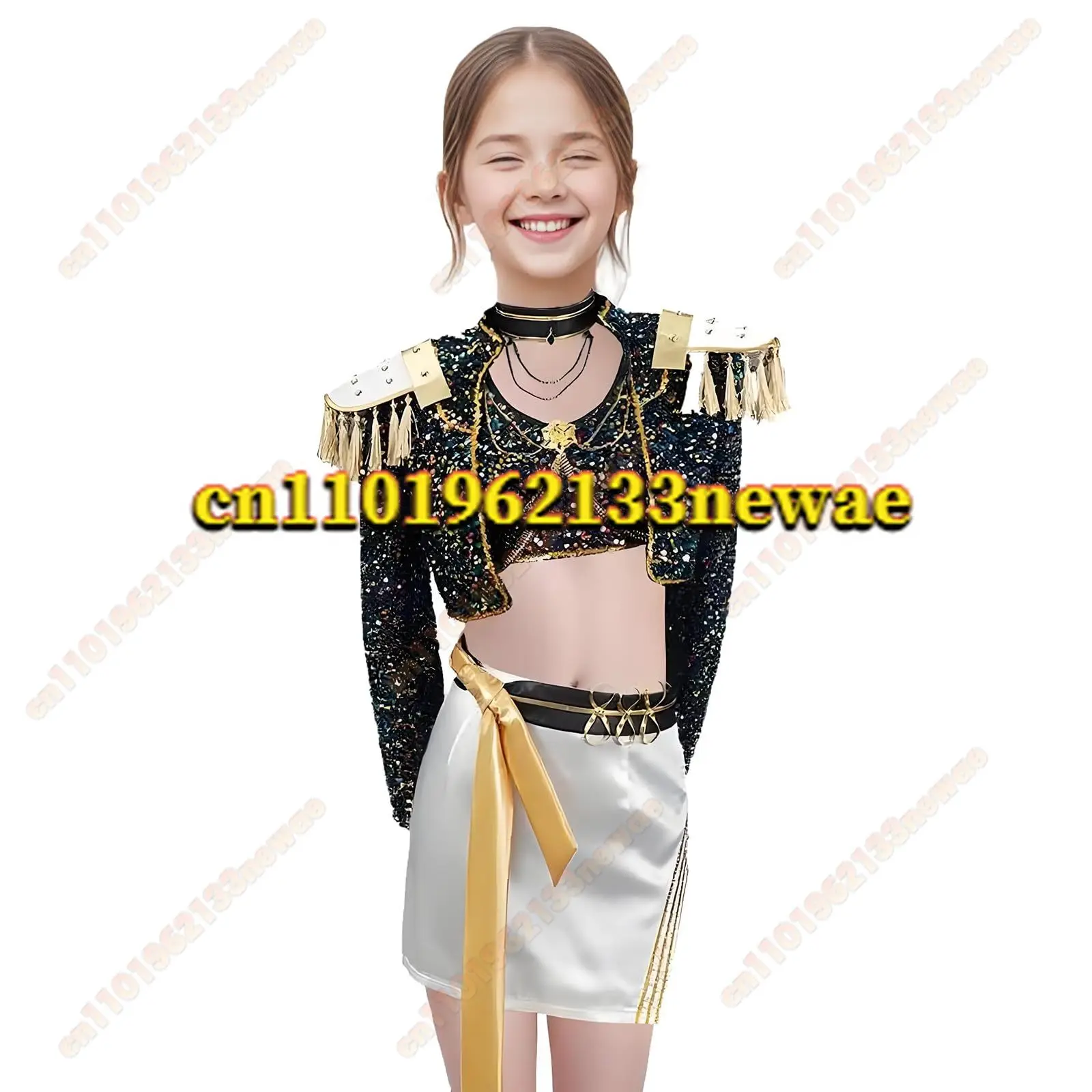 Stroje Cosplay Demon Hunters dla Dzieci, Kostiumy dla Dziewczynek Zoey Mira Rumi, Fantazyjne Stroje do Odgrywania Ról, Kpop Halloween Karnawałowe Przebrania