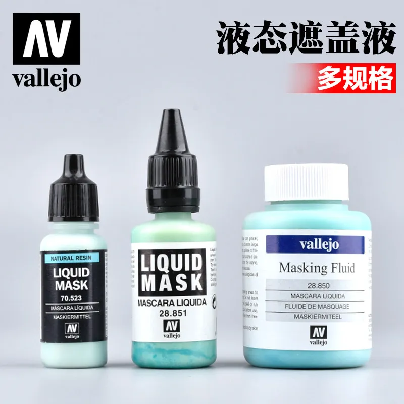 Vallejo Water-based Paint Liquid Covering Liquid AV70523 AV28850 AV28851 Environmentally Friendly