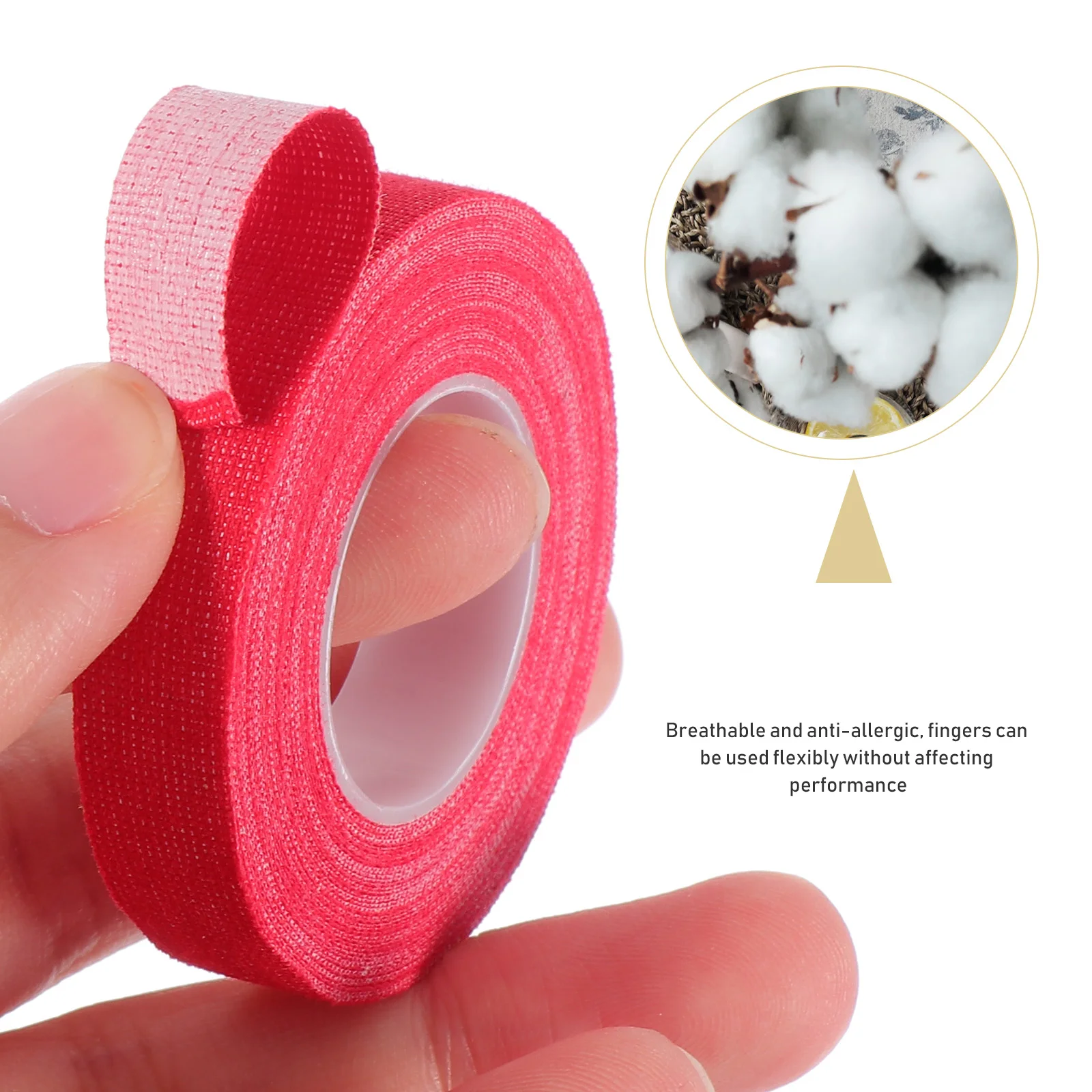

5 Pcs Guzheng Finger Tapes Cotton Breathable Adhesive Straps Pipa Lute Stage Performance Protective Nail Strips Transparent Thin