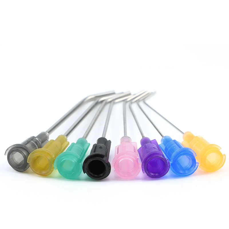 50 قطعة 1.5 بوصة من البلاستيك المقاوم للصدأ عازمة الاستغناء إبرة بلانت تلميح 14 جرام 15 جرام 16 جرام 17 جرام 18 جرام 19 جرام 20 جرام 22 جرام 23 جرام 24 جرام 26 جرام 27 جرام #2