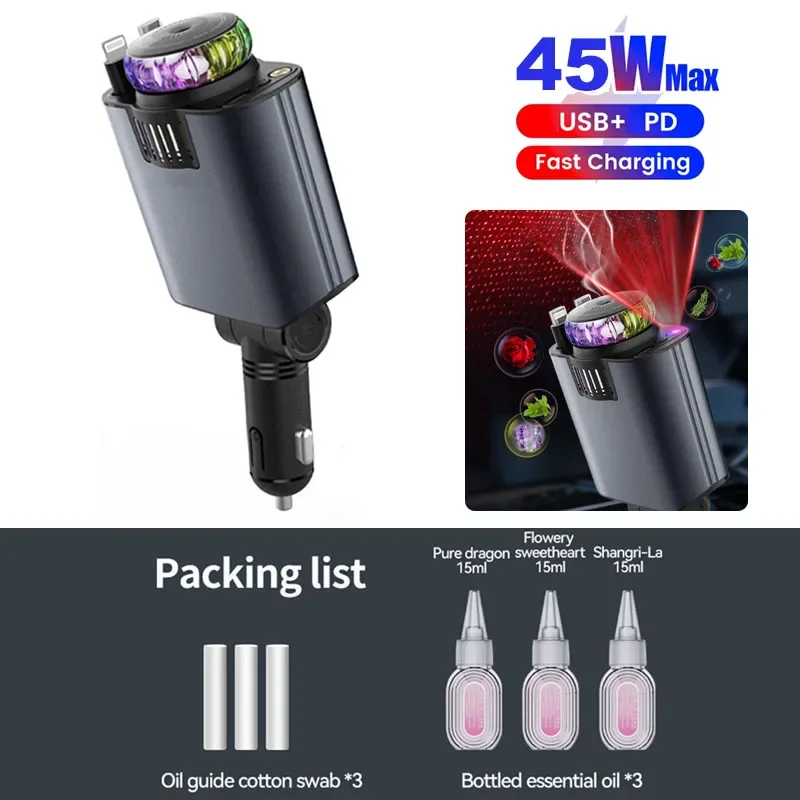 5-In-1 Pd 45W Car C…