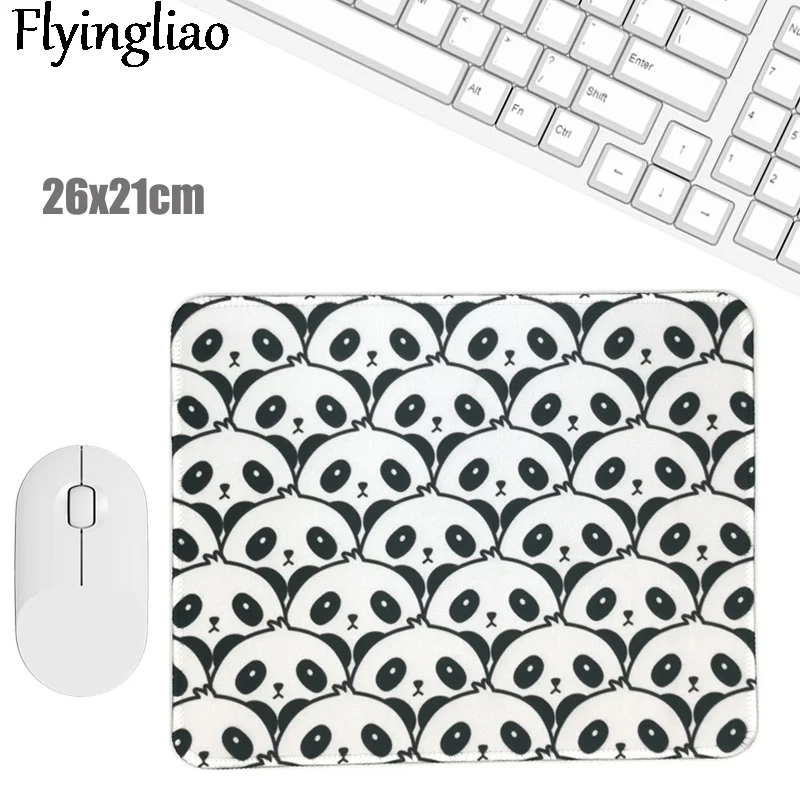 Cartoon Panda Creative Office Keyboard Pad Kawaii Laptop Mouse Mat Anti Slip Desk Mats Custom Desk Pad Wrist Rest Office