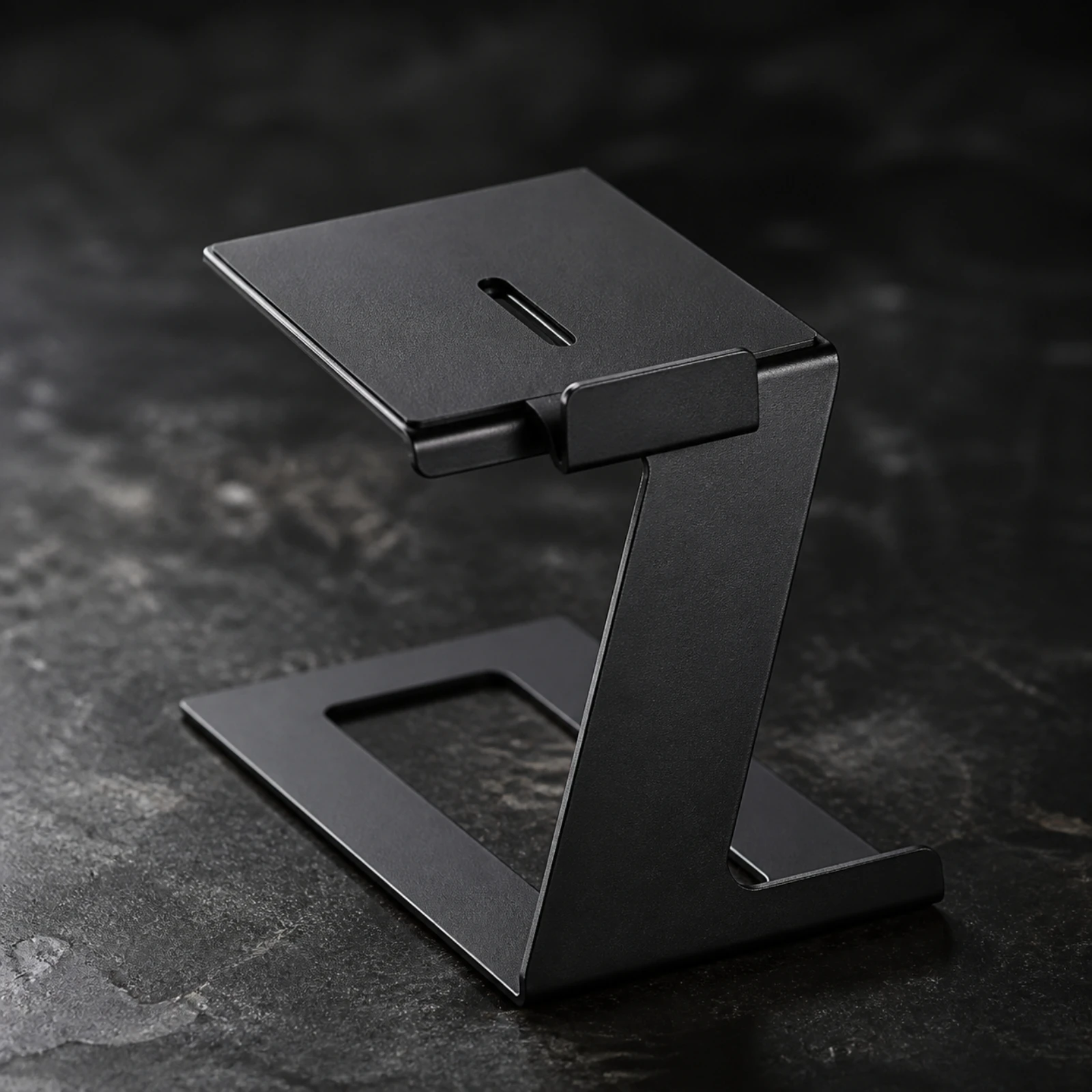 Speaker Riser with Vibration-Damping Padding Slim-Profile Adjustable Desktop Speaker Stand with Anti-Slip Pads