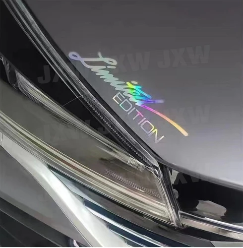 Imagen 2 del producto Pegatinas reflectantes personalizadas de edición limitada para coche, pegatinas creativas para motocicleta, decoración, diseño de pegatina creativa