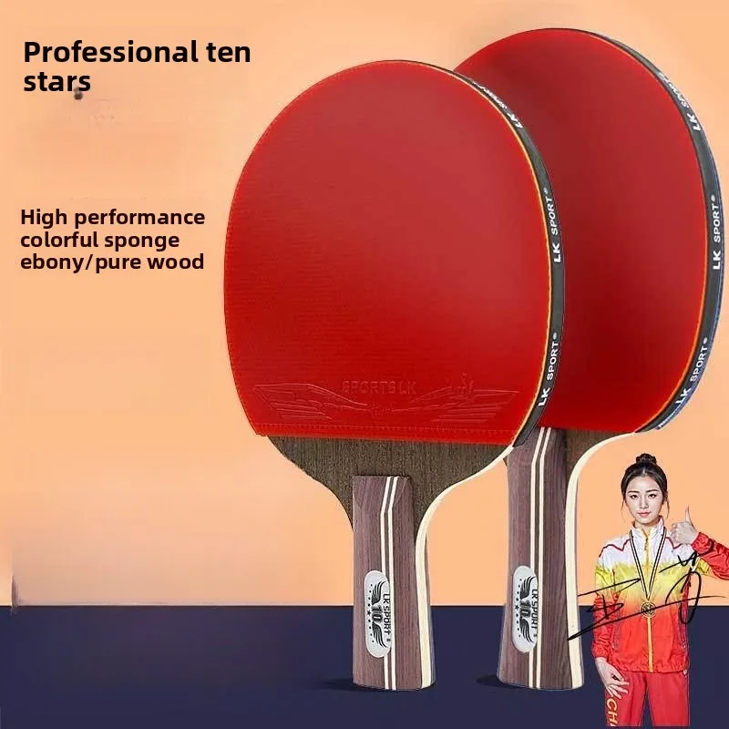 ten-star-professional-single-racket-table-tennis-racket-with-aromatic-carbon-bottom-plate-long-handle-and-short-handle