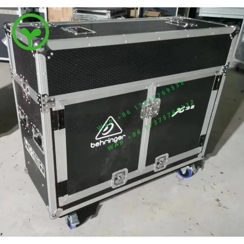 ForX32 Mixer Case Flip-Ready Easy Retracting Hydraulic Lift Road Mixer Console Flight Case For X32