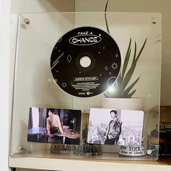 Acrylic Photo Frame Magnetic Picture Frame Kpop Idol Photocard Holder CD Album Frame Display Stand Desktop Decor 아크릴 액자