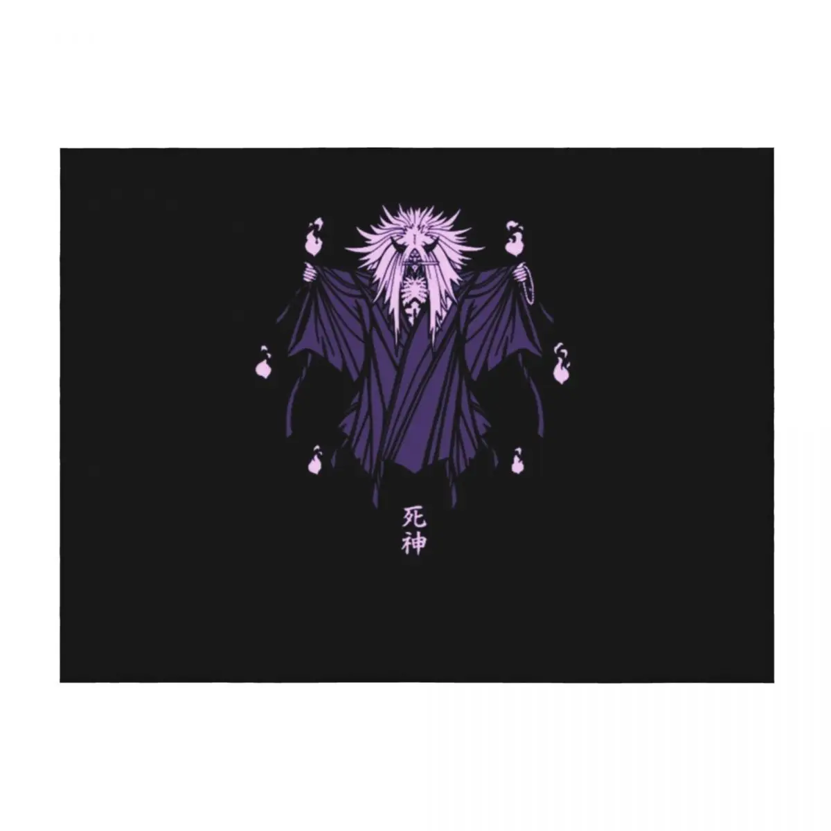 

dead Demon Consuming Seal purple Throw Blanket Plaid Summer Beddings Flannel Fabric Custom Blankets