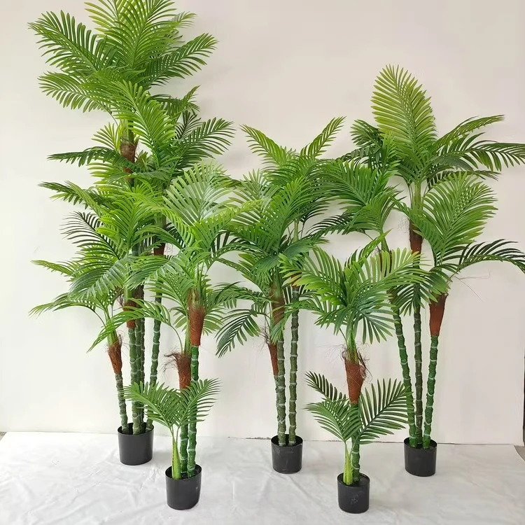 

Customizable large artificial plant Phoenix sunflower Areca Nordic style decoration