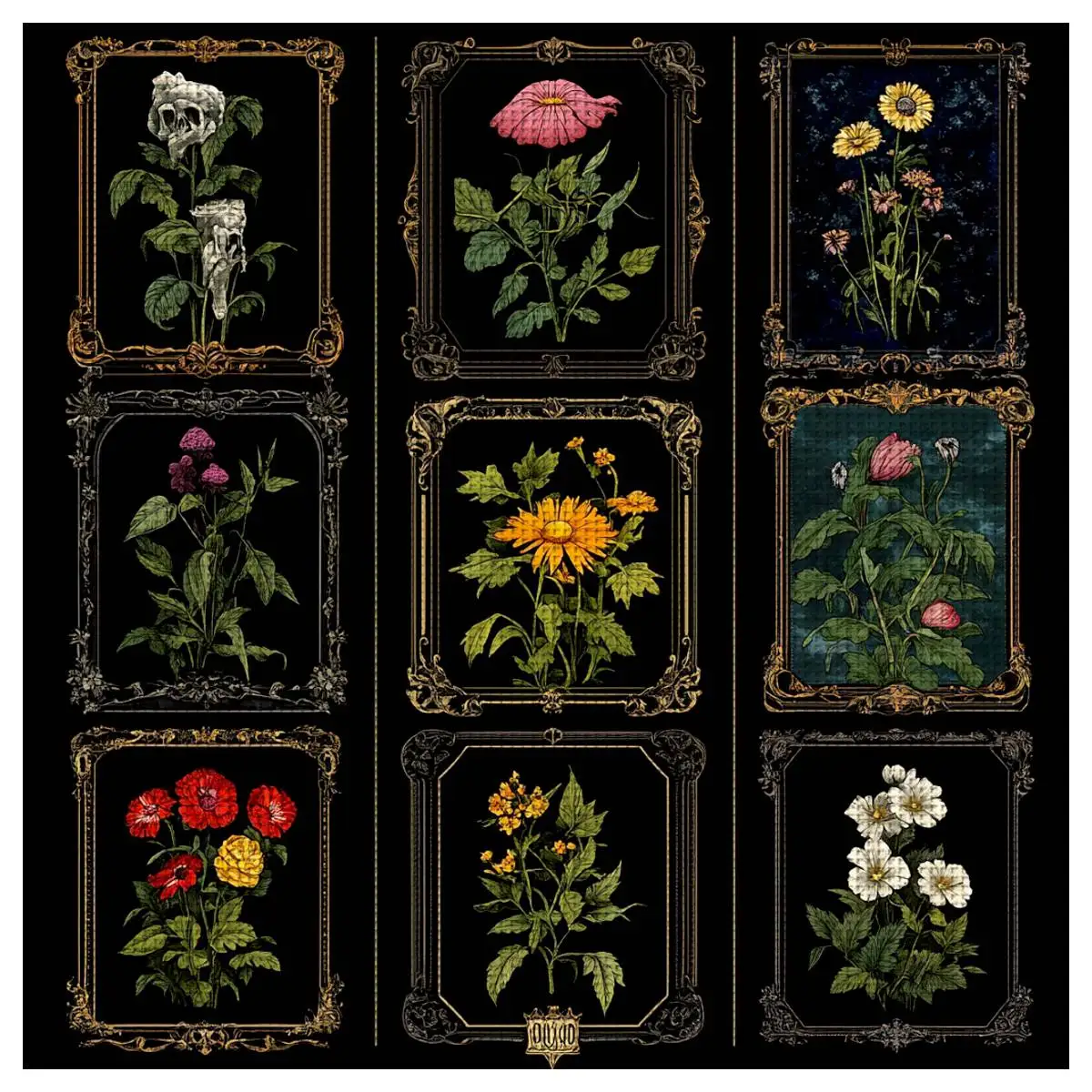1 Stück 30x30 cm/11,8 Zoll Blumenmuster Kreuzstich-Set DIY-Kit 11/14/16CT DIY Stickset Zubehör für Kreuzstich