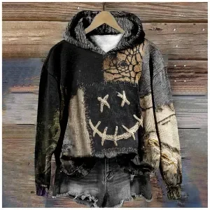 Flower 3D Printed Hooded Sweatshirt for Women's Fashion Super Large Hooded Sweatshirt for Women's Animal Sports Shirt