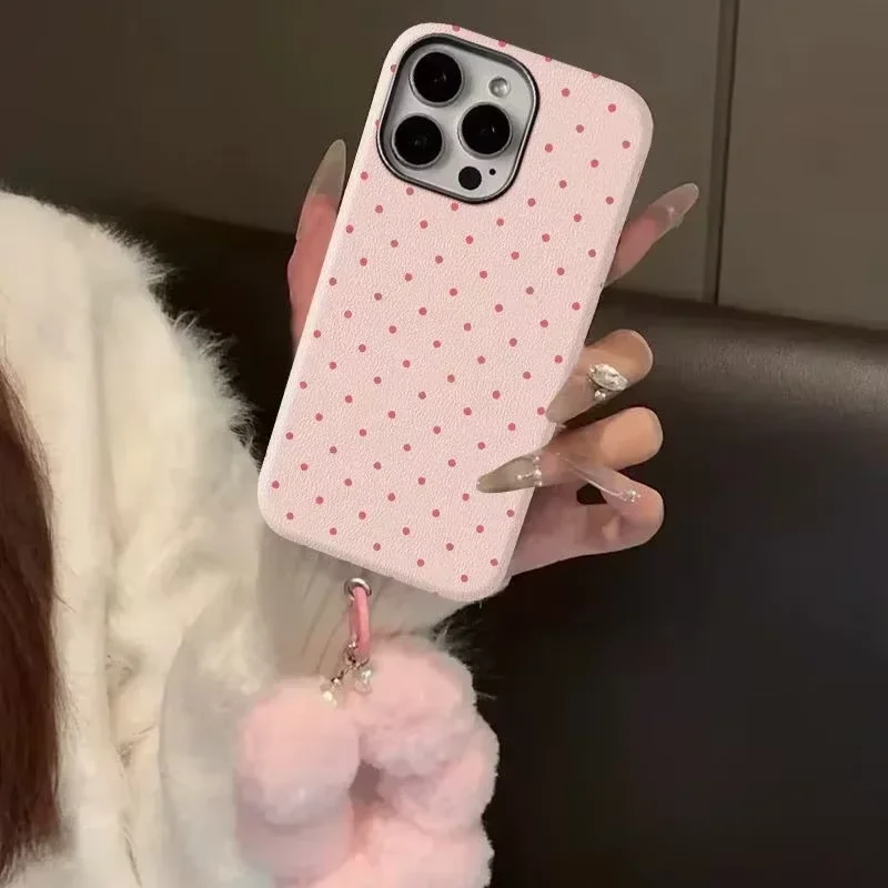 Case For Vivo Y18 Y03 Y16 Y21 Y100 Y17 Y36 Y17s Y11 Y51 Y22 Y28 Y20 Y27 Y16s Y15 Y15s Y12 Cute 3D Doll Point Dot Bow Soft Cover