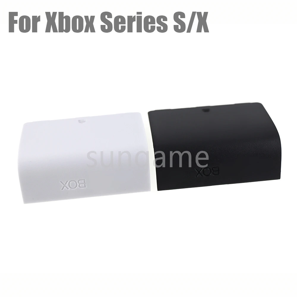 

100 шт. пластиковых крышек для батарейного отсека контроллеров Xbox Series X/S, сменные задние панели корпуса, сменные дверцы для батарейного отсека