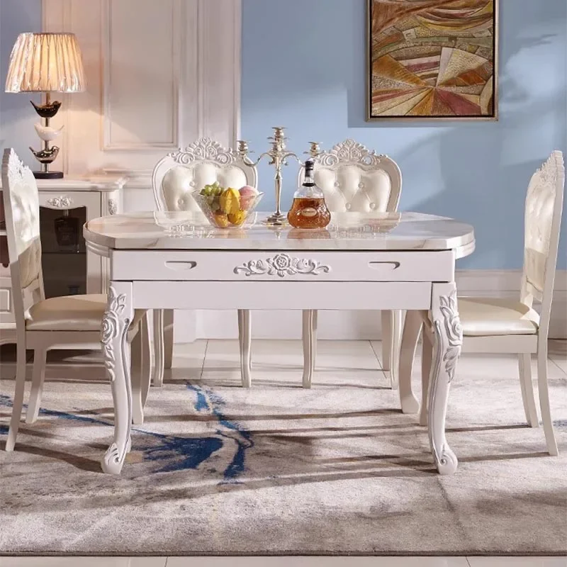 

European Dining Table Party Waterproof Designer Living Room Restaurant Table Salon Modern Nordic Mesa De Jantar Home Furniture