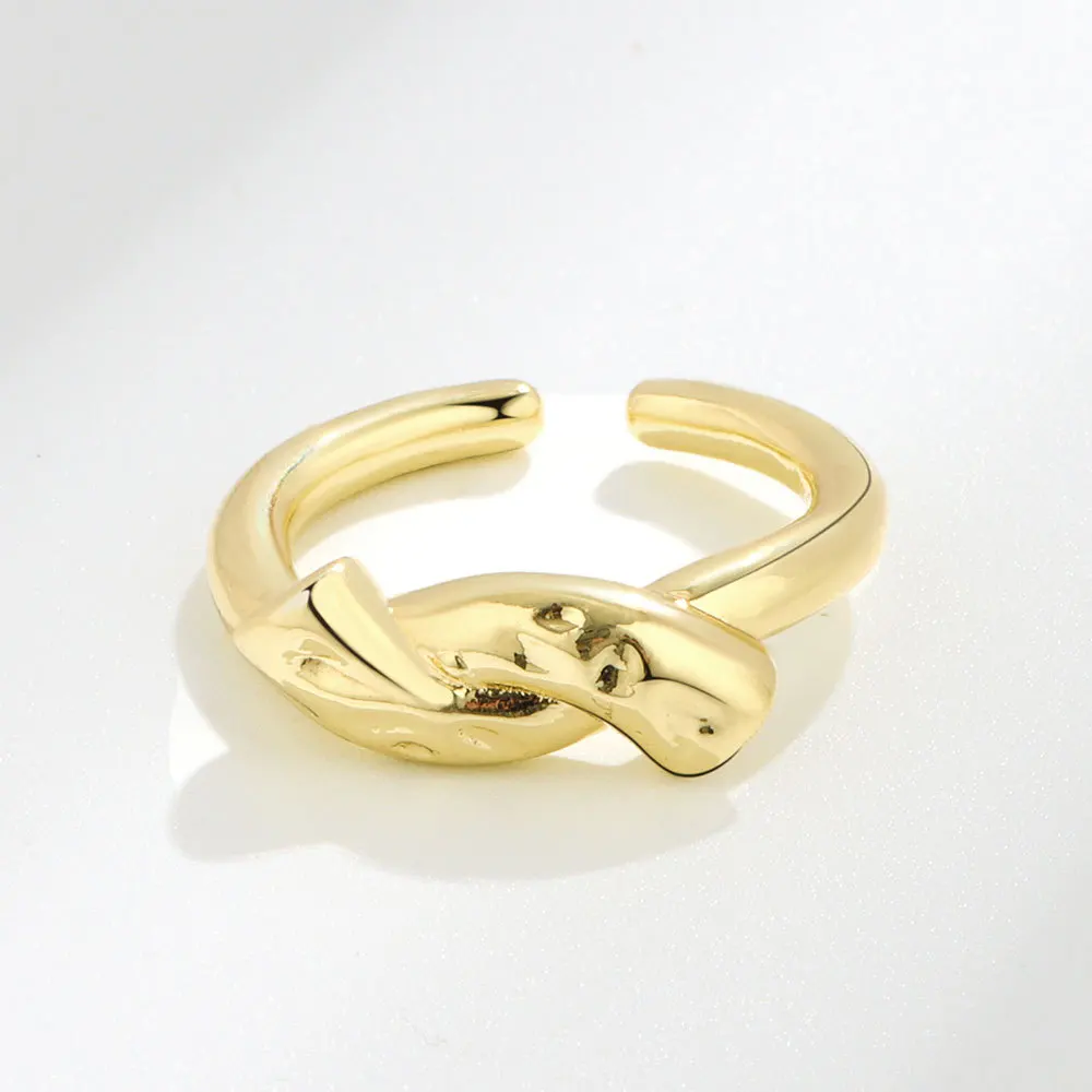 925 Sterling Silver Single Layer Knotted Ring Female Vintage Classic Handmade Jewelry Accessories 2025 Trendy