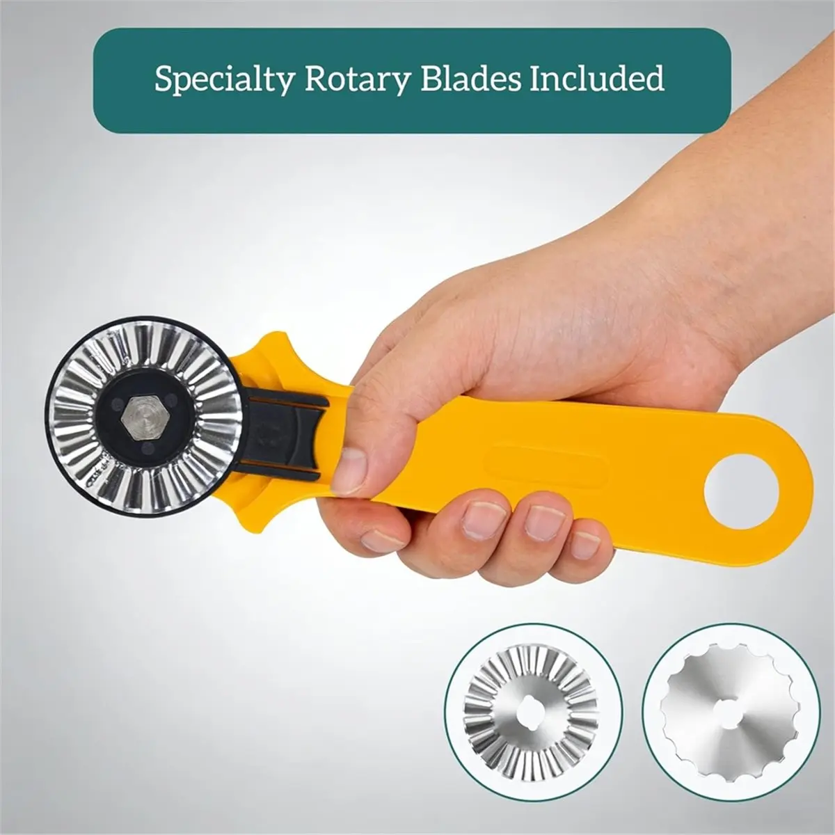 Rotary Cutter Set for Sewing & Quilting,with Extra Blades,Foldable A3 Cutting Mat,Craft Tools Kit for Fabric Cutting,DIY