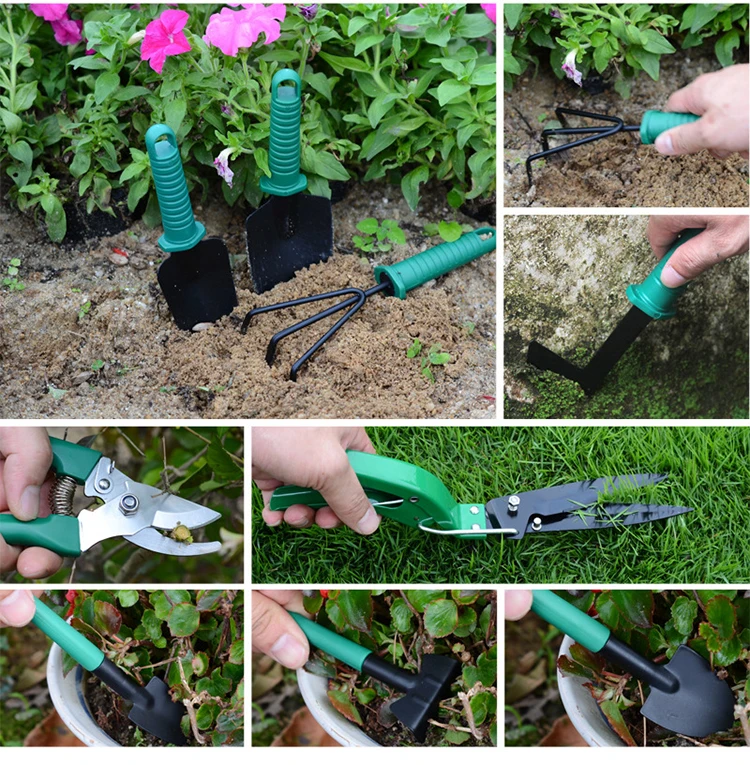 Hot Selling Multifunctional Garden Tools 5 Pieces For A Set With A Box Garden Sets Garden Tool Set