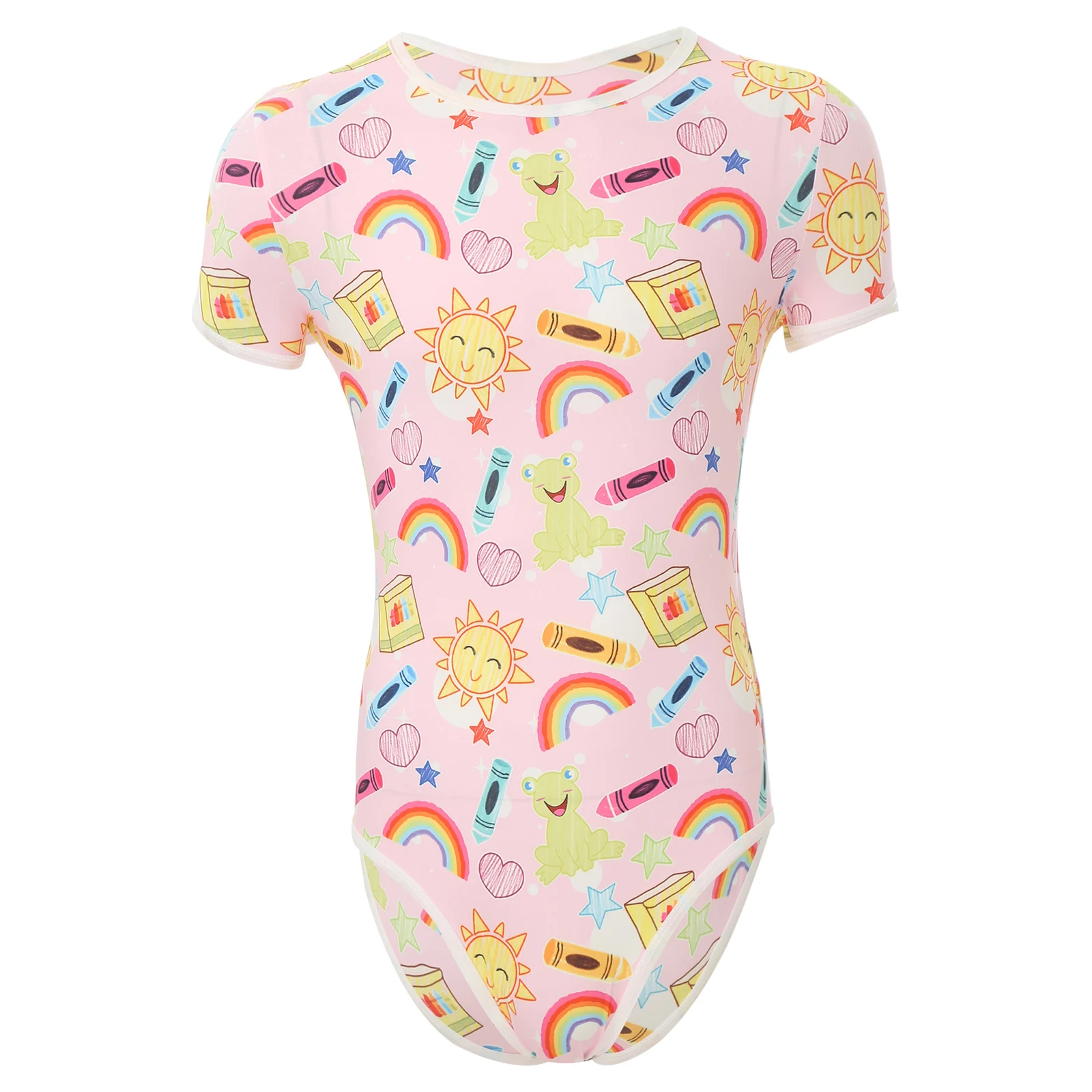 

Мужской уютный комбинезон-пижама с коротким рукавом, мультяшным принтом и застежкой на пуговицах, повседневный купальный костюм