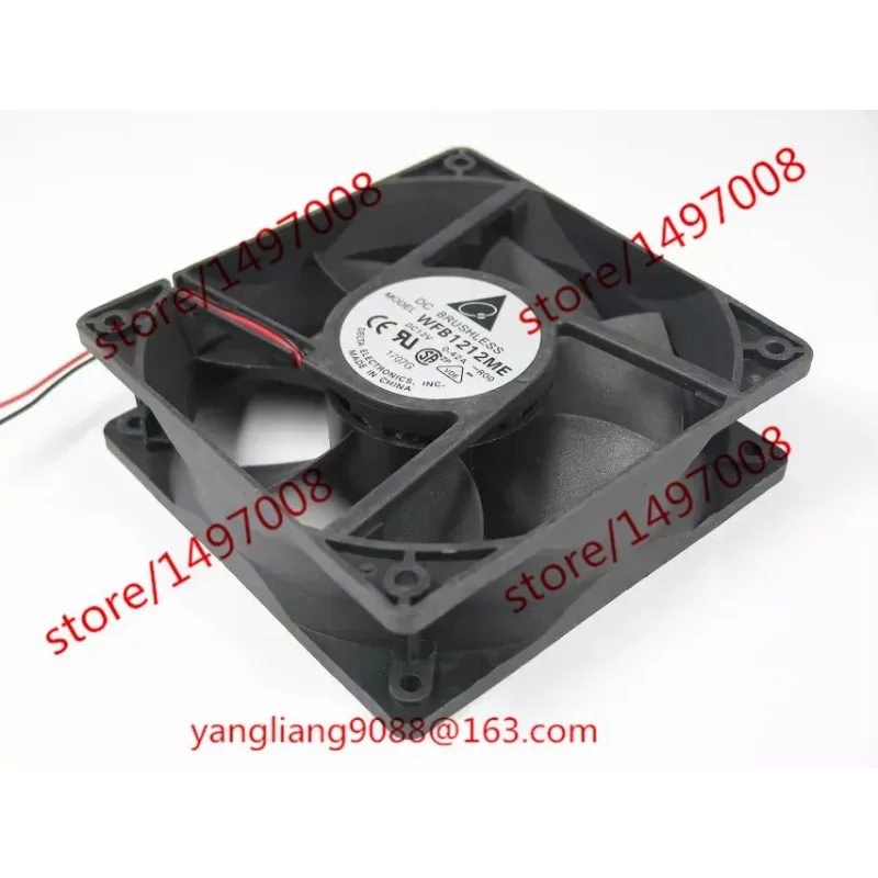 

Delta Electronics WFB1212ME R00 DC 12V 0.42A 120x120x38mm Server Cooling Fan
