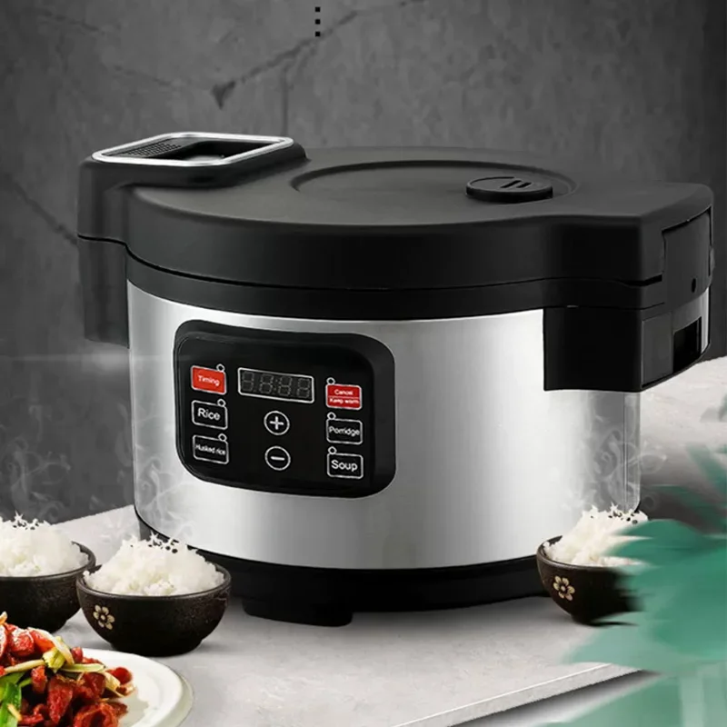 Smart Household Appliance Large Size Digital Smart Slow Cooker Multifunction Stainless Steel 12L 13L Industrial Rice Cooker