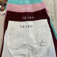 Teveo Women Yoga Shorts High Waist Workout Shorts Fitness Yoga Lift Butt Fitness Ladies Yoga Gym Running Short Pants Sportswear