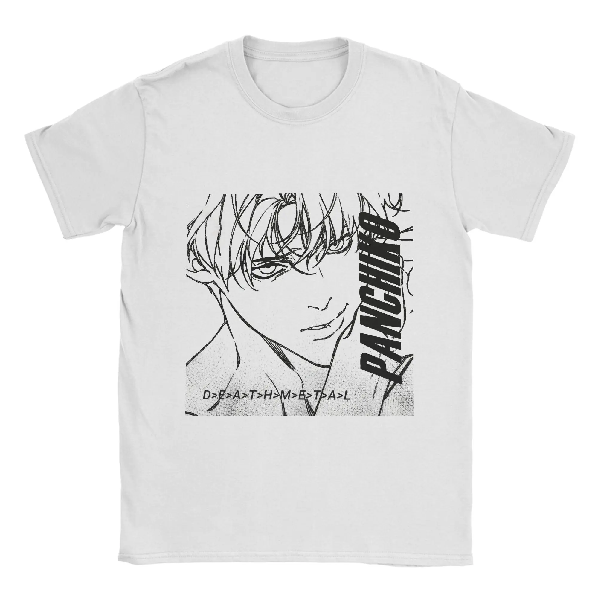 

Panchiko Death Metal T-Shirt Summer 100 Cotton T Shirts For Men Leisure Casual Tee Shirt Short Sleeves Street Style Tops
