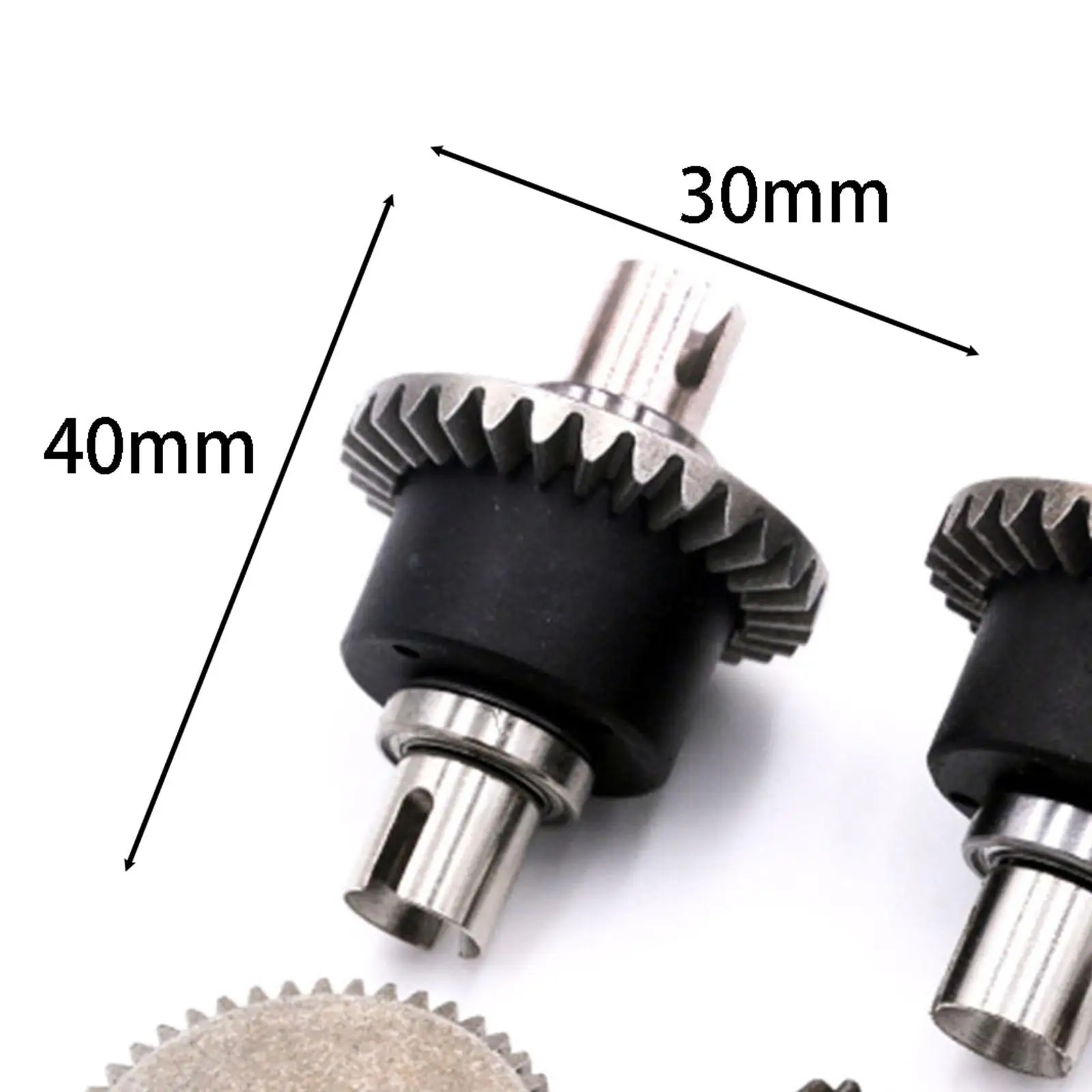 Metal Differential Upgrade Pinion Gears, Main Gear, Motor Gear, and Screw Set Part Accessory for 1:16 16101 16102 RC Car