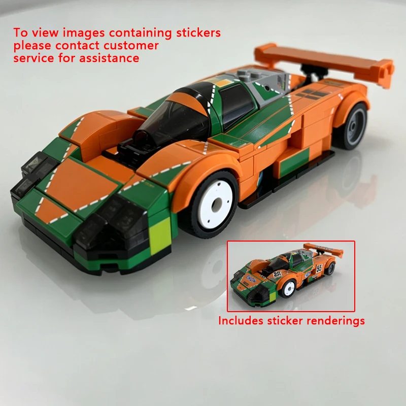 

Speed Racing Car Model MOC Building Bricks 787D WEC IMSA Le Mans Modular Technology Children Holiday Gifts Assemble Toys Suit