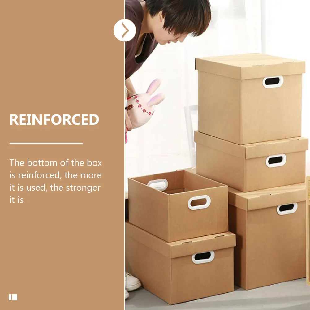 

120pcs File Storage Box Sturdy ganizer for Documents Cards Home Office School Use Paper Case Document Box File