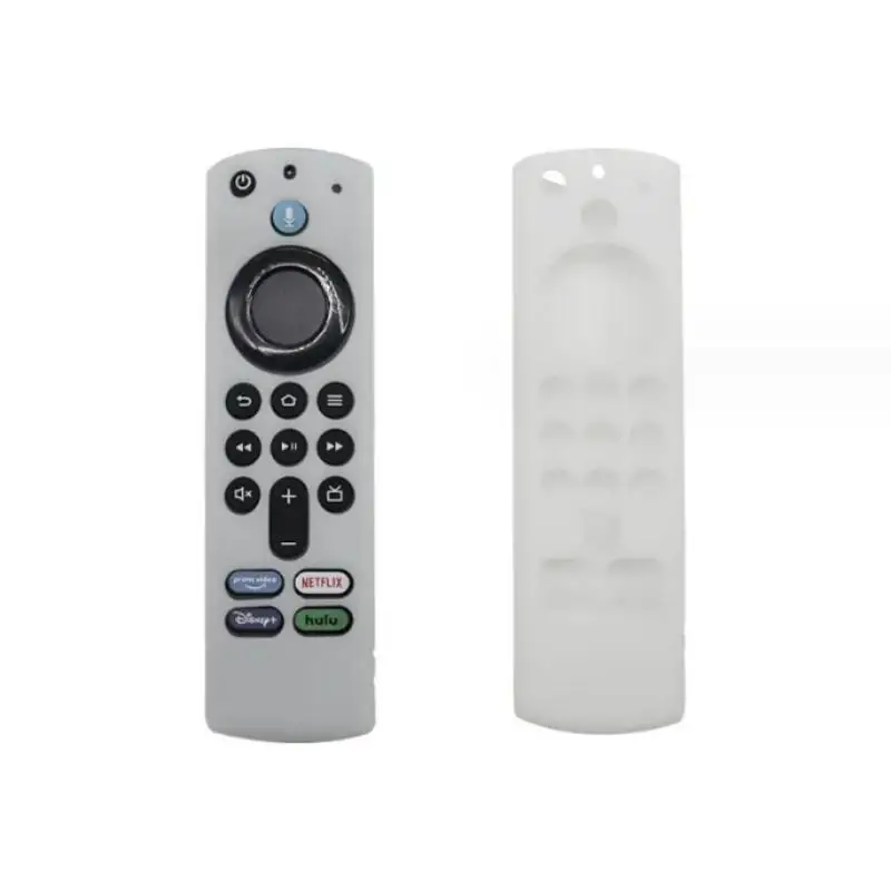 1PCS Silicone Case Fit For ALEXA Voice Fire TV Stick 4K 3rd Remote Control Shockproof Anti-Slip Protector Cover