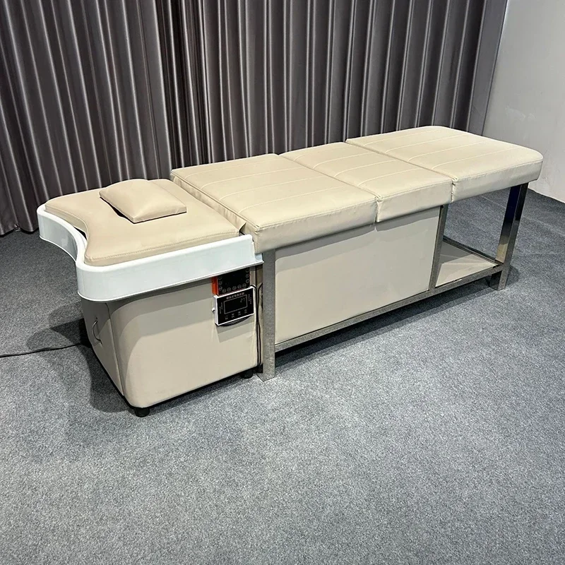 9Opening Ceremony Water Storage Type Beauty Salon Shampoo Beds Nordic Fumigation Shampoo Chairs Ergonomics Lounge Salon Furnitur