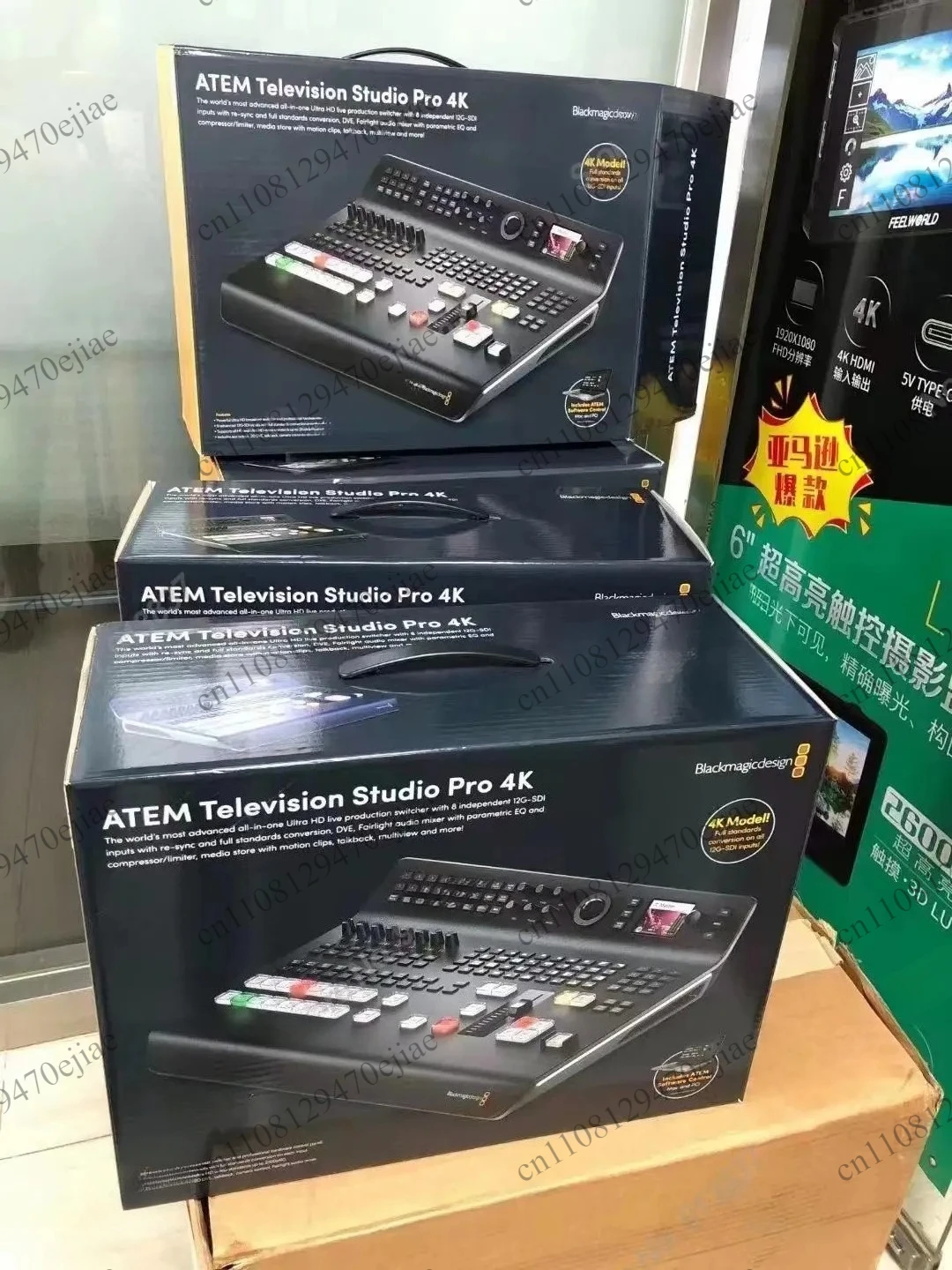 Mezclador de Producción ATEM 4K de Blackmagic Design - Mezclador de Producción en Vivo UHD de 8 Entradas para Estudio y Televisión
