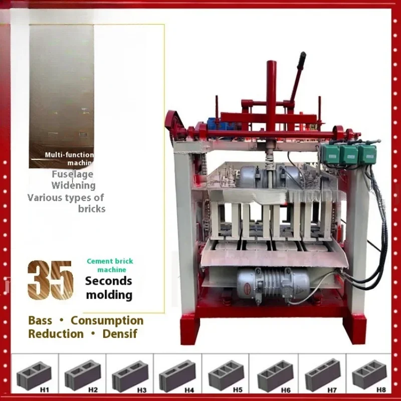 Factory Direct Sale Soil Brick Machine Making Automatic Brick Making Machine Clay plastic brick making machine cement eta banane