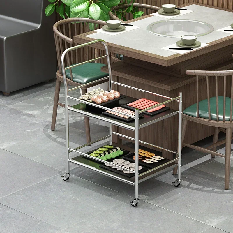 Hairdresser Trolley Auxiliary Cart Organizer Wheels Furniture Makeup Medical Beauty Room Spa Rolling Carro Auxiliar Con Ruedas