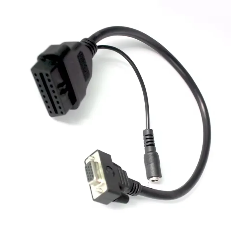 A30P-OBD2 15PIN To 16Pin For Launch X431 OBD Cable Adapter Conversion Auto Diag Main Cable Car Tools 15 PIN 16-Pin