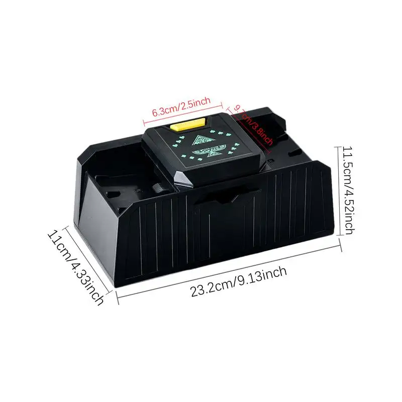 Automatic Playing Card Shuffler Battery-Operated Electric Poker Shuffler for Home Xmas Party Can also be plugged in and used