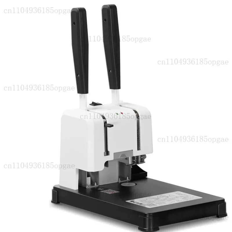Certificate binding machine, document file punching machine, hot melt riveting tube binding machine, accounting hot melt tube