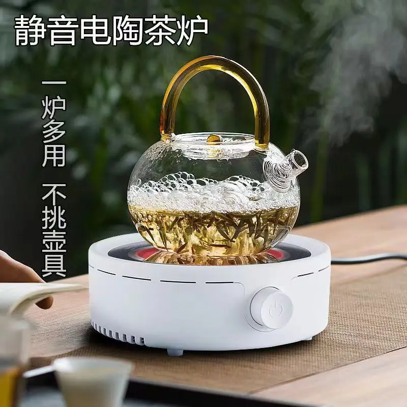 Electric Ceramic Stove Tea Stove Mini Water Boiler Tea Heating Stove Quiet Tea Coffee
