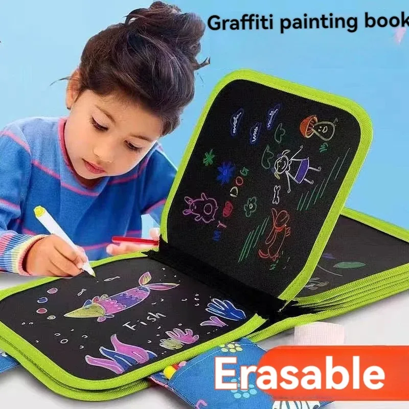 

Children's Drawing Board Can Erase Writing Drawing Book Painted Water Chalk Cartoon Home Multi-functional Graffiti Drawing Board