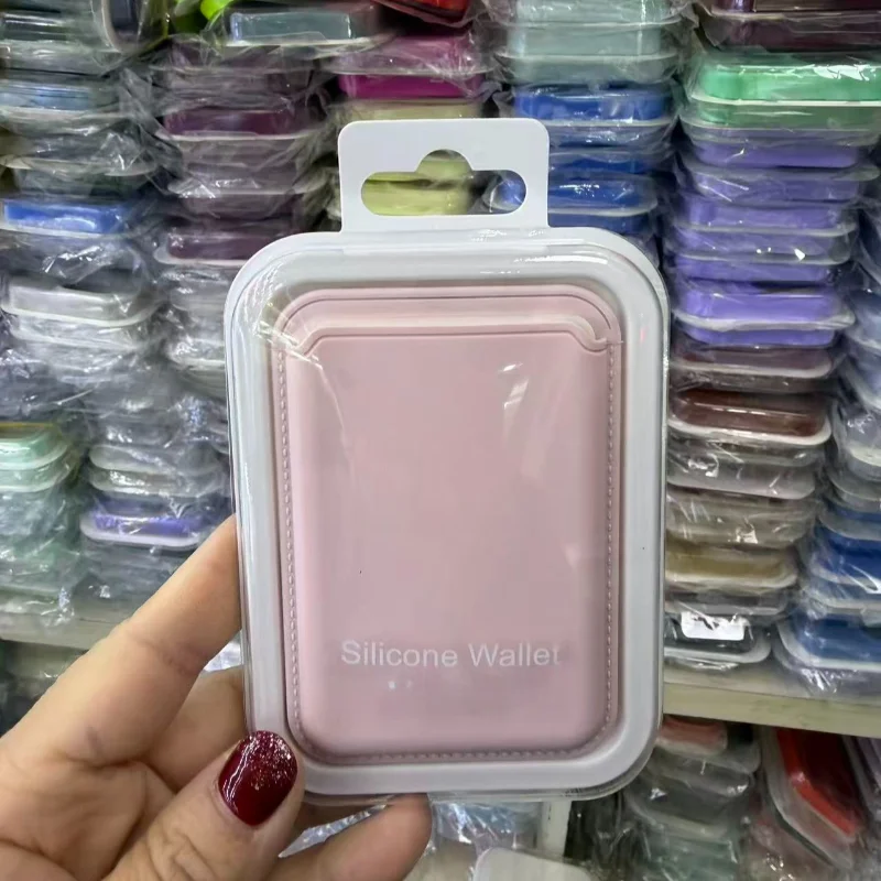 Candy Color Original Flüssigsilikon-Kartenetui für iPhone 17 ProMax 16 14 15 – Starke Magnetkraft für MagSafe Kartenlagerung und Geldbörse – Detail 9