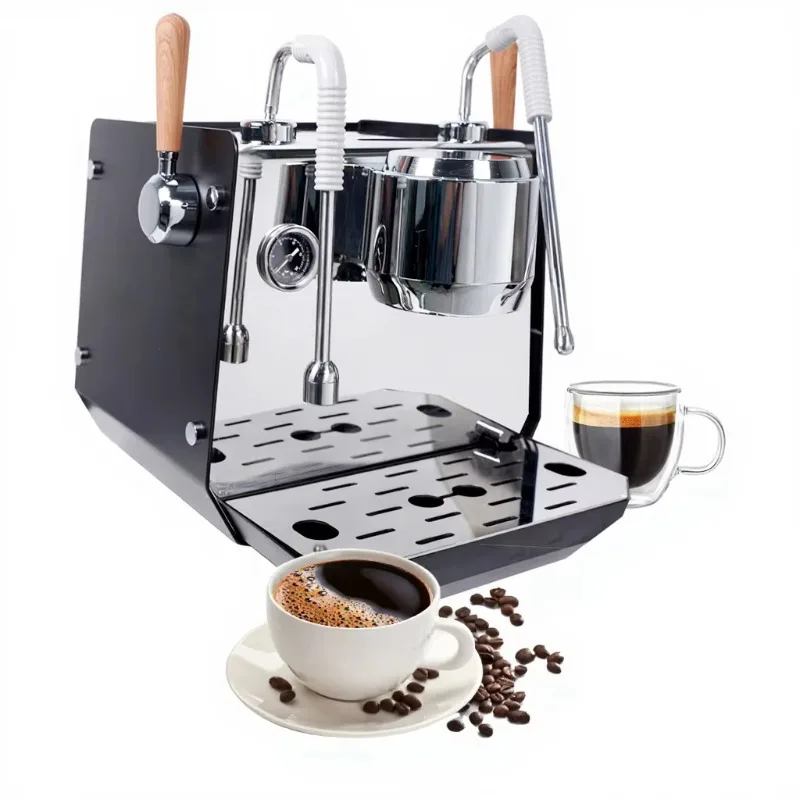 Commercial 3-hole Steam Type Coffee Machine Small Coffee Maker With Two Pumps Dual Boilers Italian Type Espresso Coffee Machine