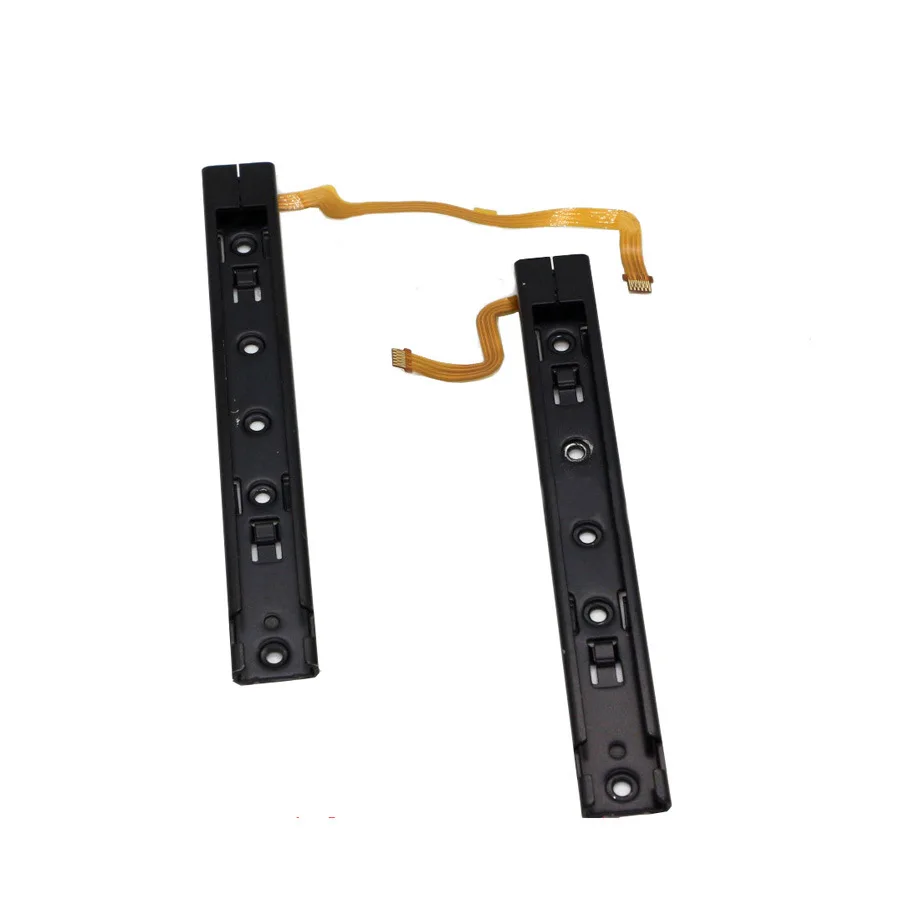 استبدال جزء Repart الأصلي للسكك الحديدية اليمنى واليسرى مع كابل مرن لملحقات وحدة التحكم Nintendo Switch JoyCon NS