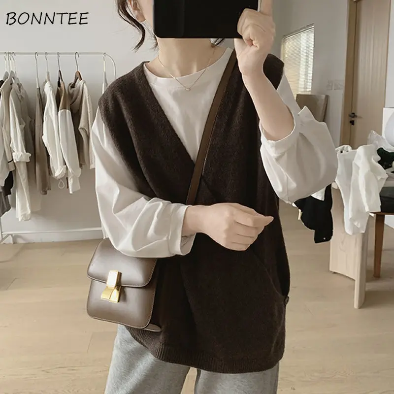 

Женские комплекты в корейском стиле, асимметричные весенние, крест-накрест, повседневные, универсальные, популярные, Новое поступление, для колледжа, повседневные, с шикарными рукавами-фонариками