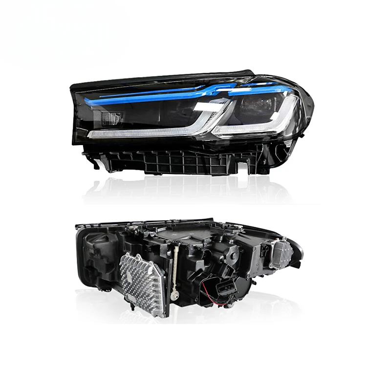 

G30 headlight For BMW 5 series 2018-2022 G38 G30 LED Headlamp car upgrade M5 style laser headlightcustom