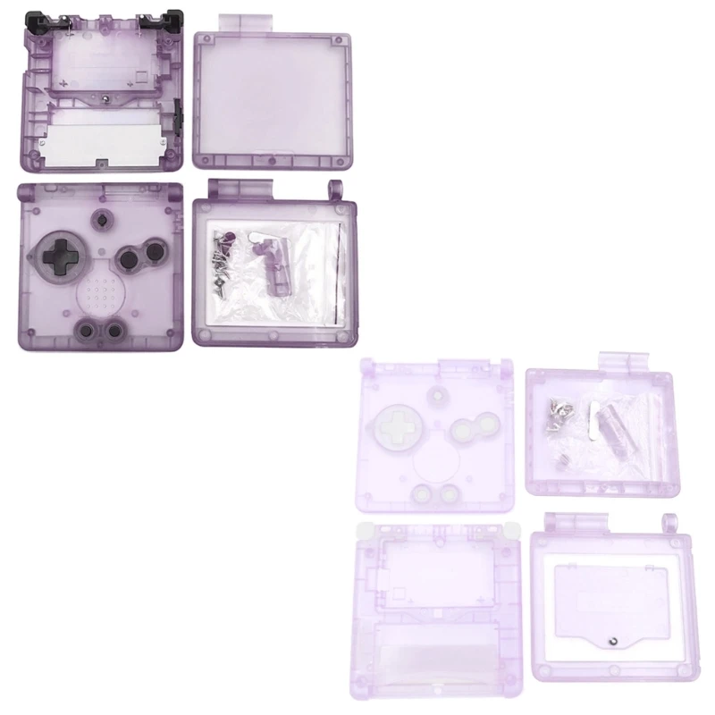 Replacement Transparent Clear Housing Shells Cases Repair Parts for Gameboy Advance Console